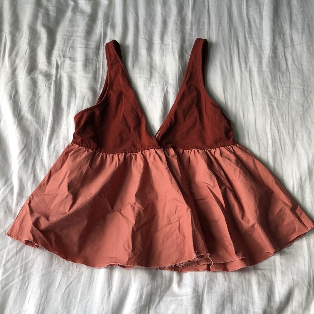 URBAN OUTFITTERS TWO TONED PINK TANKTOP